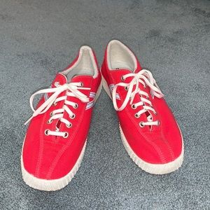 Like NEW Red Tretorn Sneakers